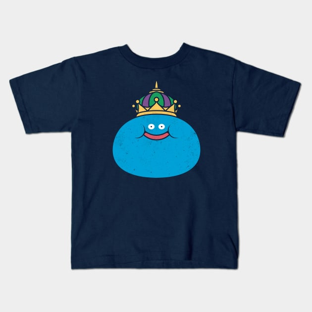 King Slime Monster Kids T-Shirt by Alundrart